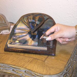 Eternal Radiance – Celestial Heart Ring Holder
