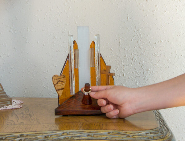 Timeless Devotion – Artisan Ring Holder - Image 2